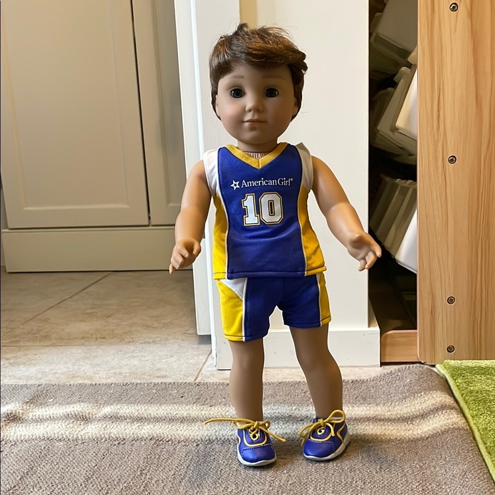 American Girl - Logan Everett in basketball jersey - discontinued